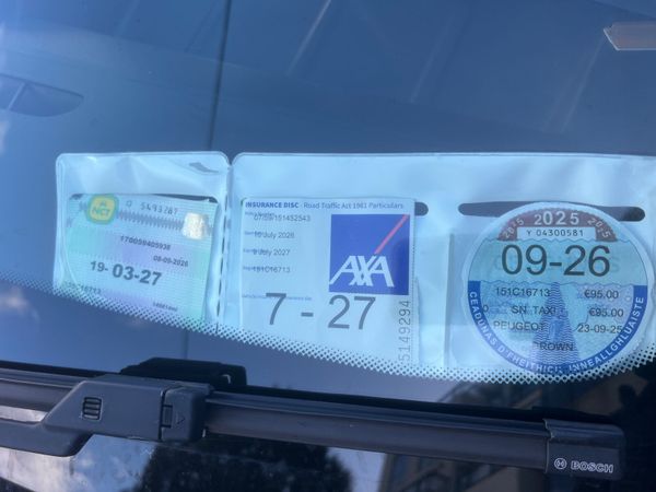 2015 Peugeot partner auto NCT tax and plate 399437382