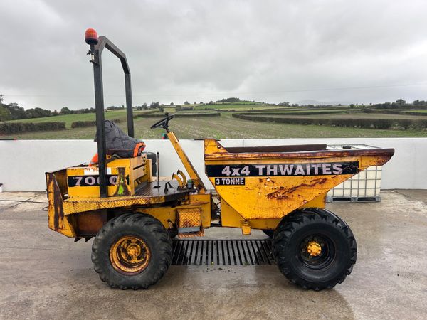 Thwaites 3 Tonne dumper 4X4 399863059