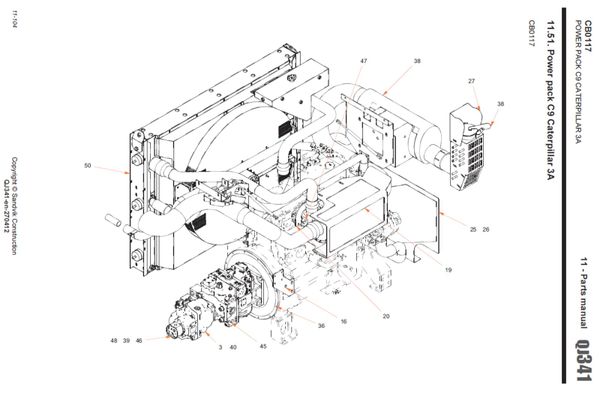 Danfoss Pump on Sandvik QJ341 HP8834,10-24-1131 331014770