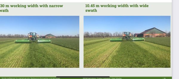 New Model Krone B1050 BSS Grouper mowers 334073653