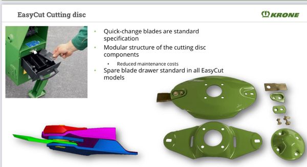 New Model Krone B1050 BSS Grouper mowers 334073656