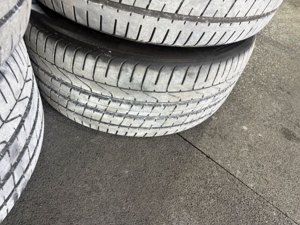 PORSCHE 21 INCH GENUINE 5x130 ALLOYS AND TYRES 400991891